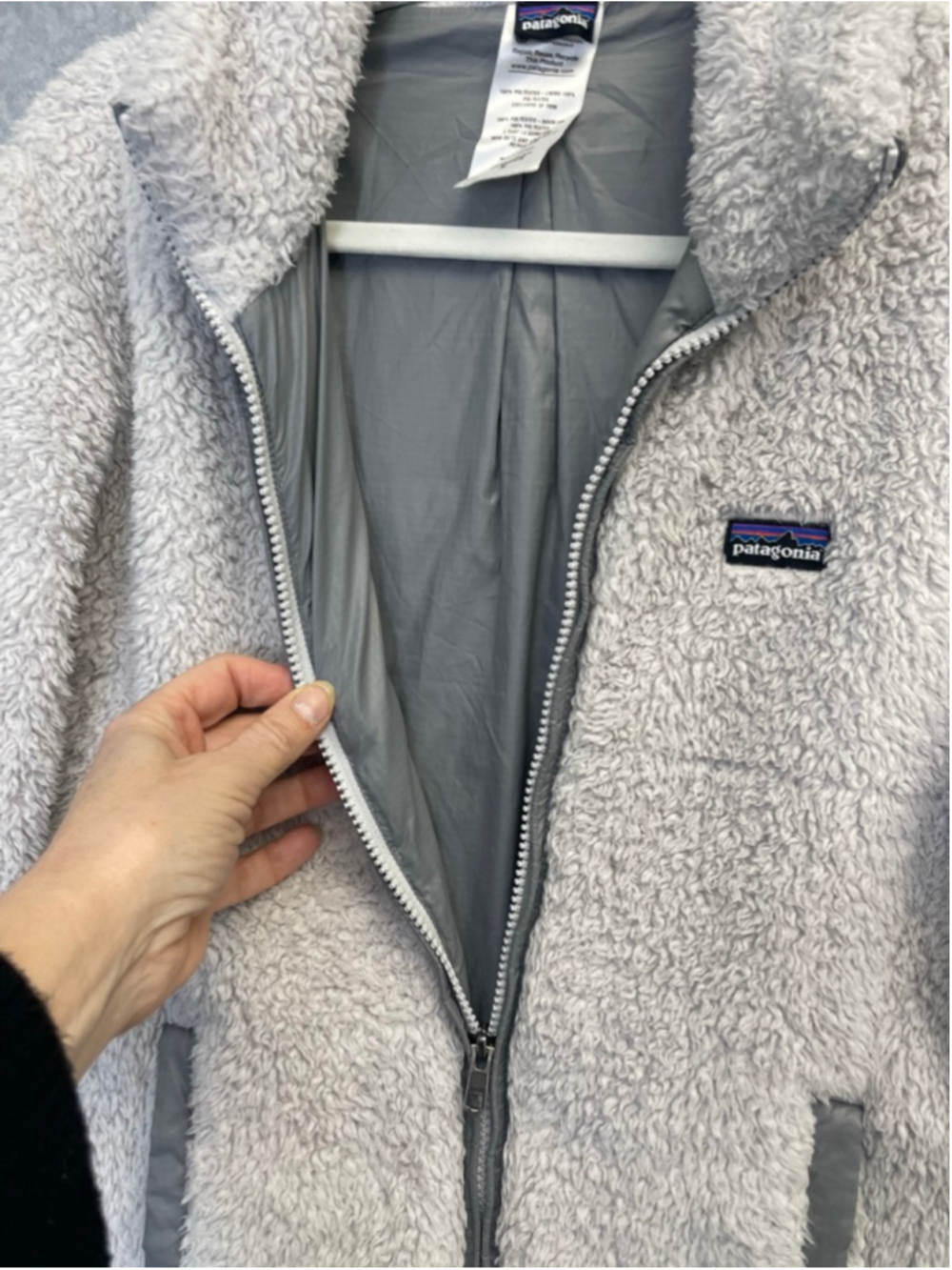 Patagonia Women's M Gray Los Gatos Fleece Jacket - Picture 6 of 8